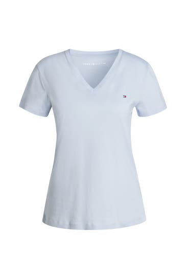 TOMMY HILFIGER T-Shirt eisblau