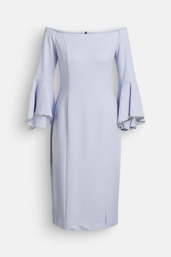 JOSEPH RIBKOFF Kleid taubenblau