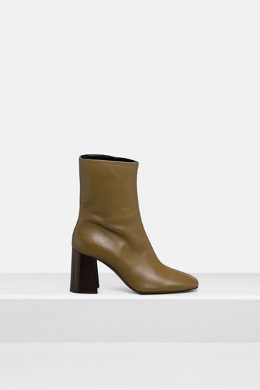 CLOSED Lederstiefeletten khaki