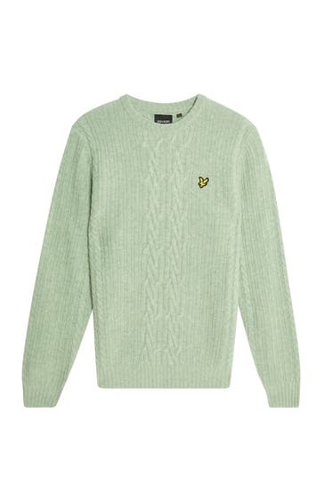 LYLE&SCOTT Strickpullover pastellgrün
