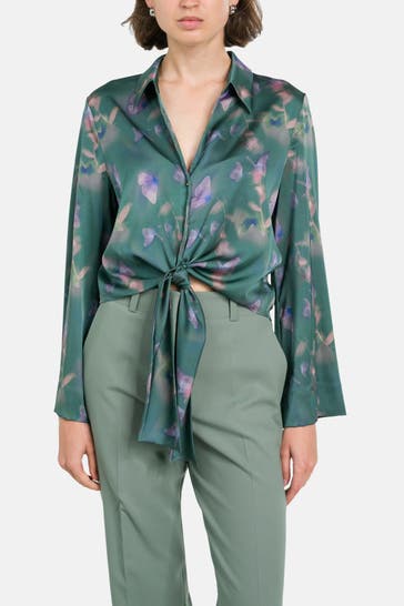 HUGO Casual-Bluse 'Errika' gemustert