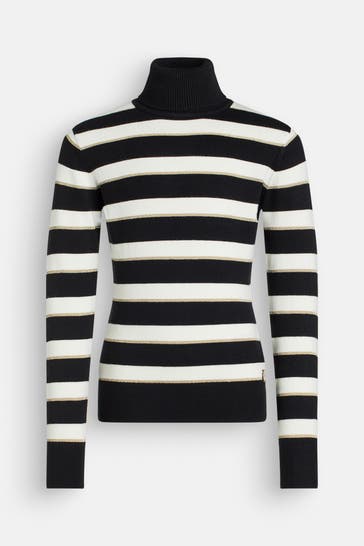 GUESS Rollkragenpullover gestreift