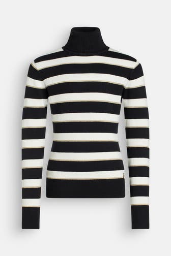 GUESS Rollkragenpullover gestreift