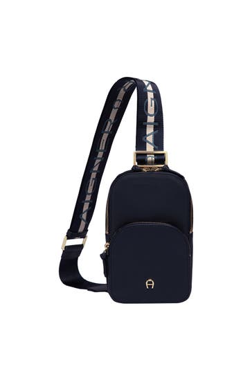 AIGNER Umhängetasche schwarzblau