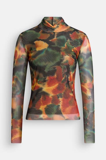 DESIGUAL - Longsleeve 'Mountain' gemustert