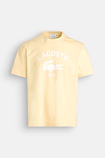 LACOSTE T-Shirt hellgelb