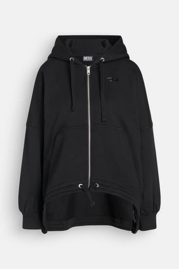 DIESEL Sweatjacke schwarz
