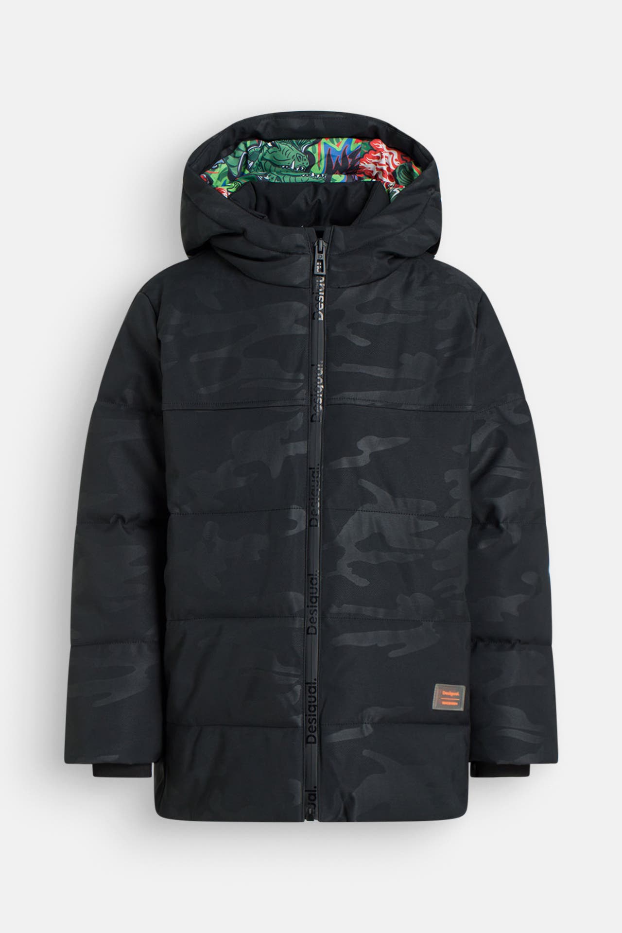 DESIGUAL Steppjacke 'Tajo' schwarz gemustert, Bild 1