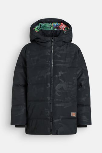 DESIGUAL Steppjacke 'Tajo' schwarz gemustert