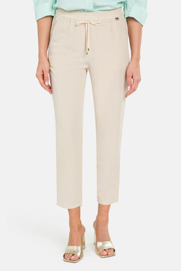 MARC CAIN Stoffhose beige