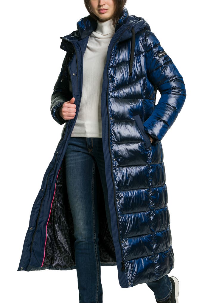 Puffer Coat Steppmantel Dunkelblau Steppmantel Navy FRIEDA