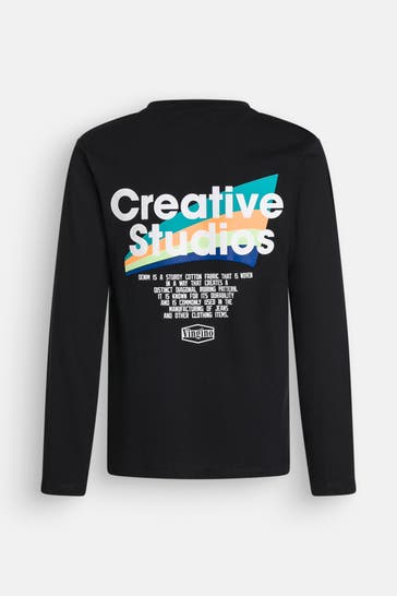 VINGINO Langarmshirt schwarz