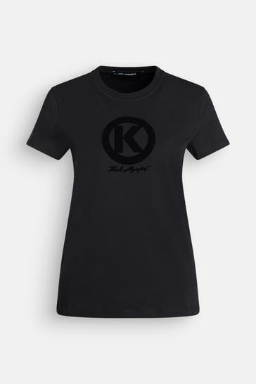KARL LAGERFELD T-Shirt schwarz