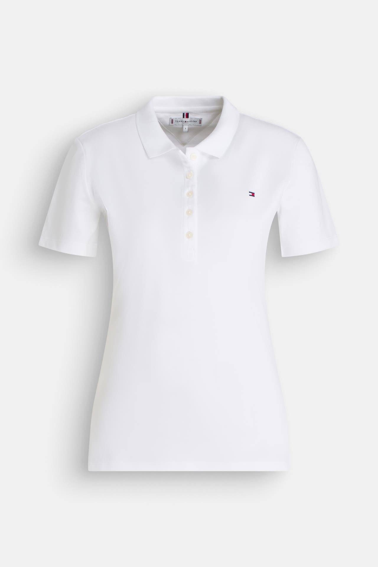 TOMMY HILFIGER Polo-Shirt weiß, Bild 1