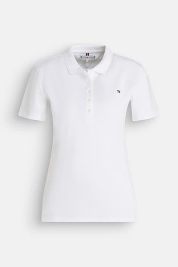 TOMMY HILFIGER Polo-Shirt weiß