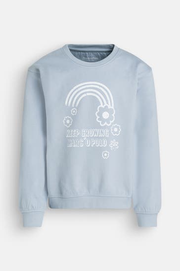 MARC O'POLO Sweatshirt graublau