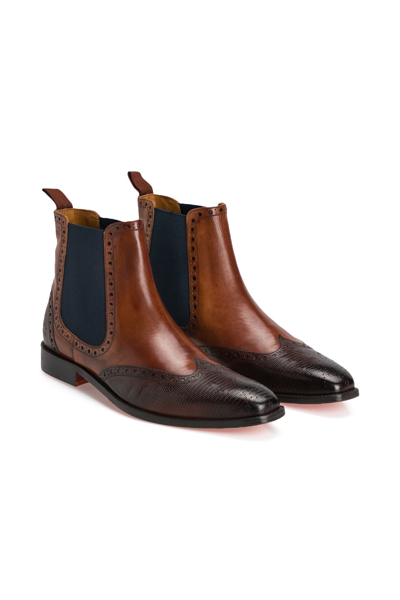 Melvin & Hamilton Brad 9, Stivali Chelsea Uomo, Grigio, 43 EU Stretta