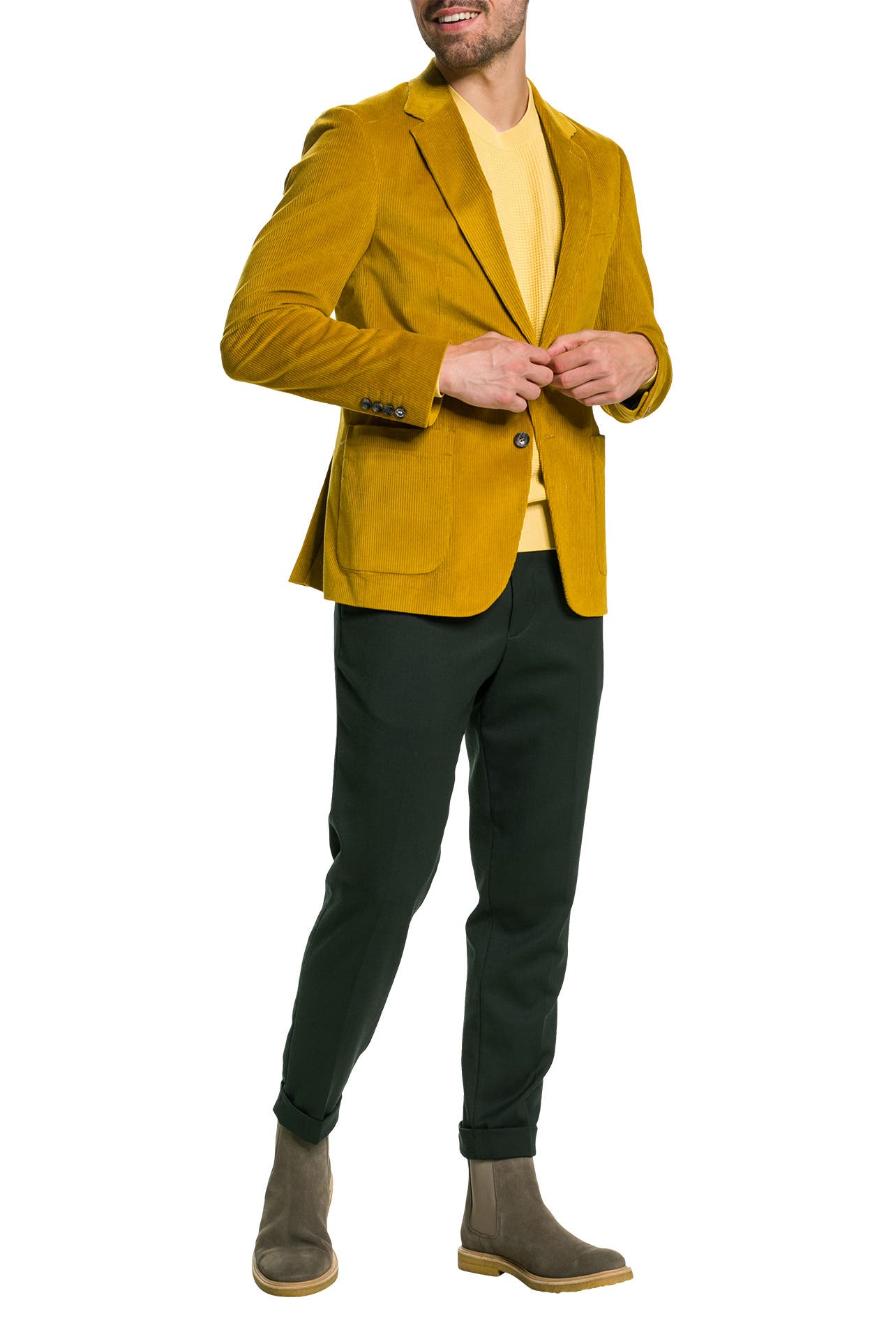 STRELLSON Cord-Sakko 'Arndt' curry, Bild 1