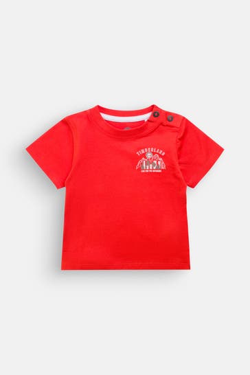 TIMBERLAND T-Shirt oranerot