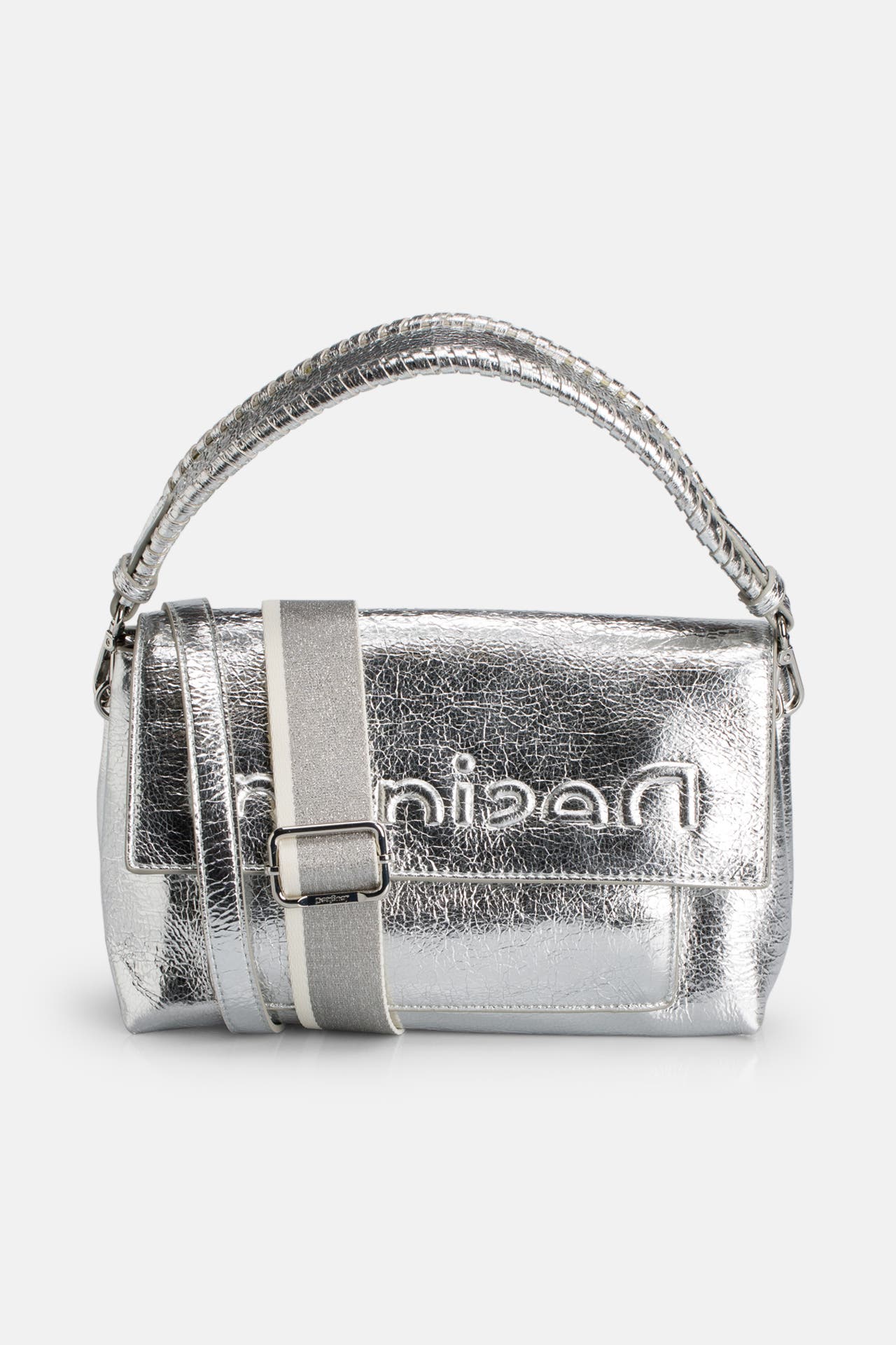 DESIGUAL Handtasche silber, Bild 1