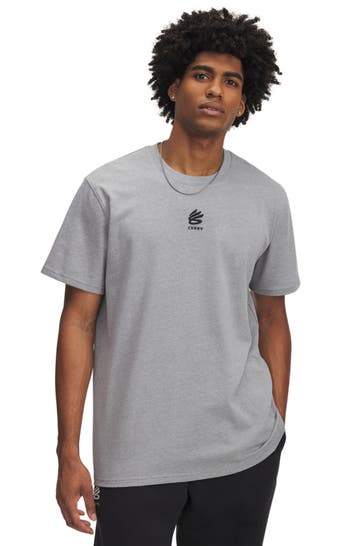 UNDER ARMOUR T-Shirt 'Curry' grau