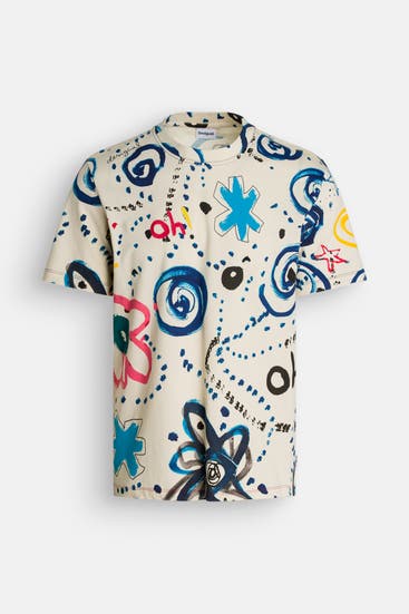 DESIGUAL - T-Shirt 'Apolo' mehrfarbig