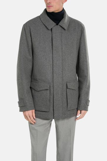 HECHTER Paris Wollmixjacke grau