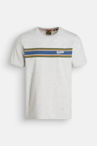 SUPERDRY T-Shirt hellgrau