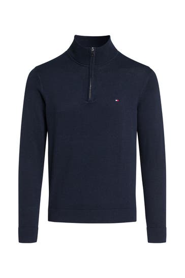 TOMMY HILFIGER Stricktroyer nachtblau