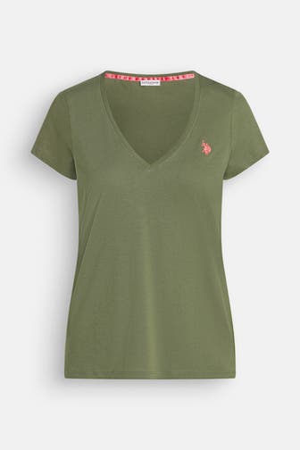 U.S. POLO ASSN. T-Shirt 'Bell' oliv