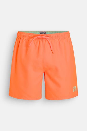 SUPERDRY Badeshorts neonorange