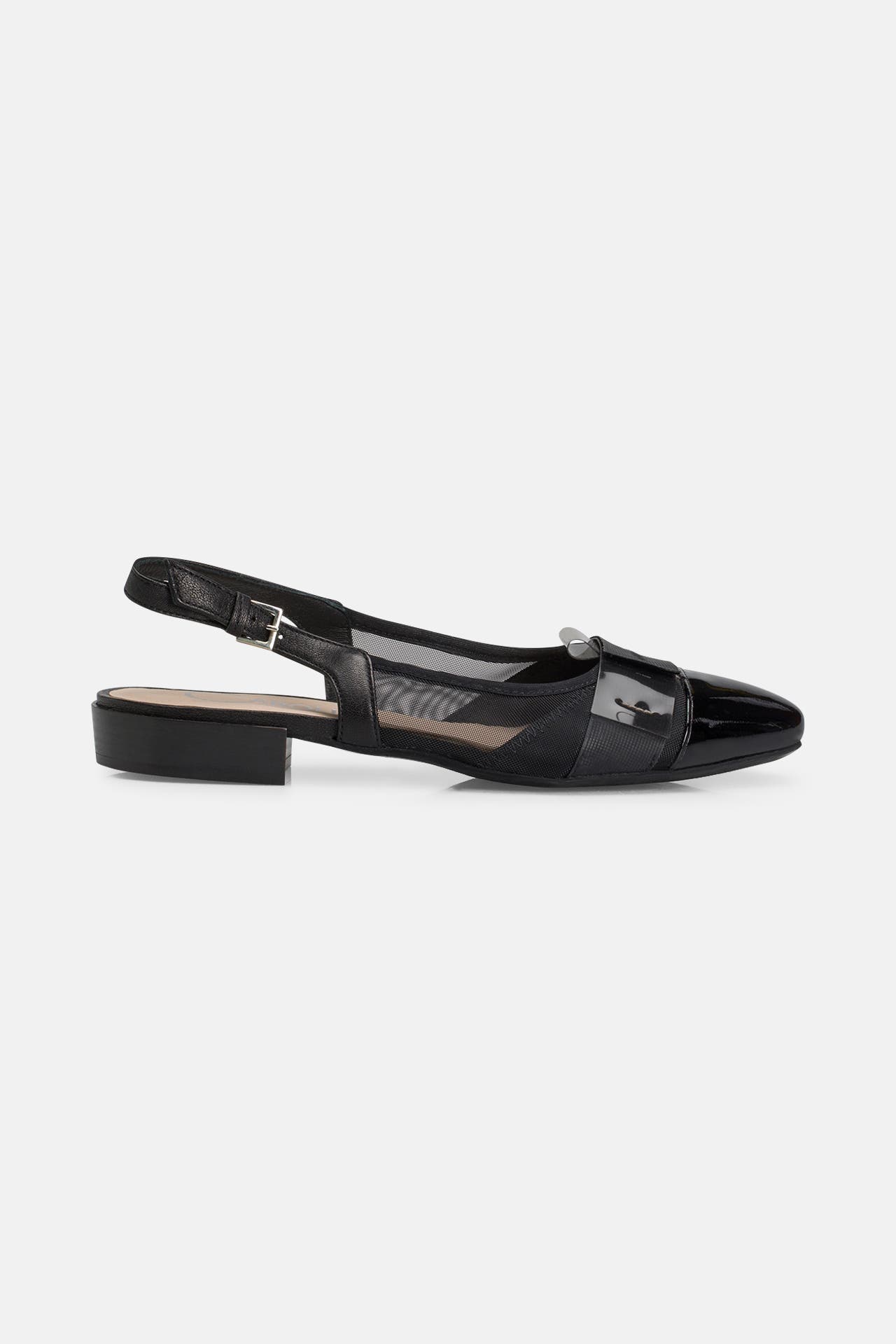DONNA CAROLINA Sling-Ballerinas schwarz, Bild 1