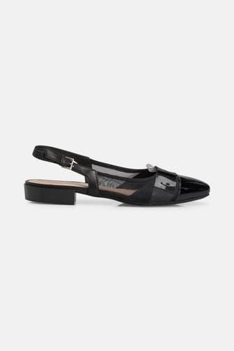 DONNA CAROLINA Sling-Ballerinas schwarz