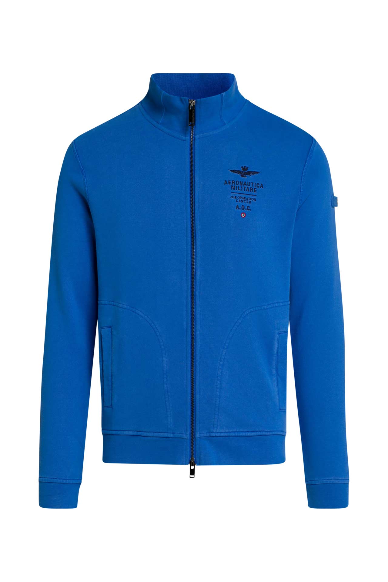AERONAUTICA MILITARE Sweatjacke mittelblau, Bild 1