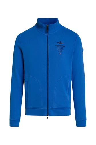 AERONAUTICA MILITARE Sweatjacke mittelblau