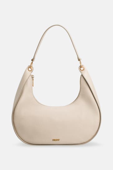 DKNY Schultertasche 'Abby' beige