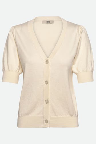 RM BY ROSEMUNDE Strickjacke 'Sandra' vanille