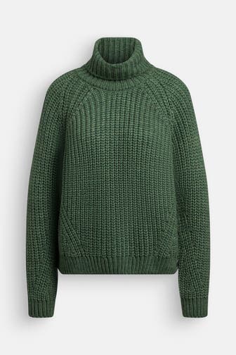 SUPERDRY Strickpullover dunkelgrün