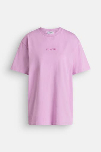 OH APRIL T-Shirt 'Positive' helllila