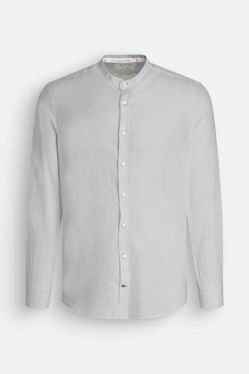 COLOURS & SONS Leinenmix-Hemd pastellgrün