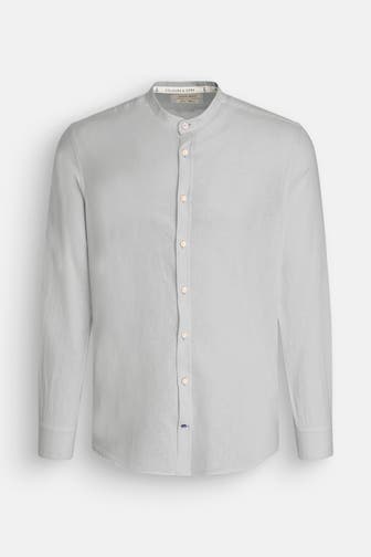 COLOURS & SONS Leinenmix-Hemd pastellgrün