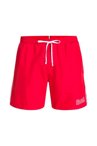 BOSS Badeshorts rot