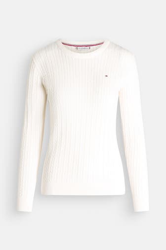 TOMMY HILFIGER Strickpullover ecru