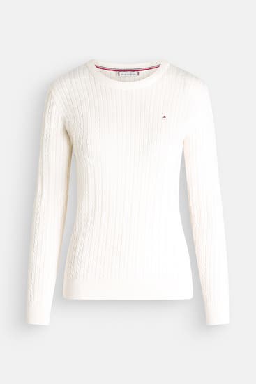 TOMMY HILFIGER - Strickpullover ecru