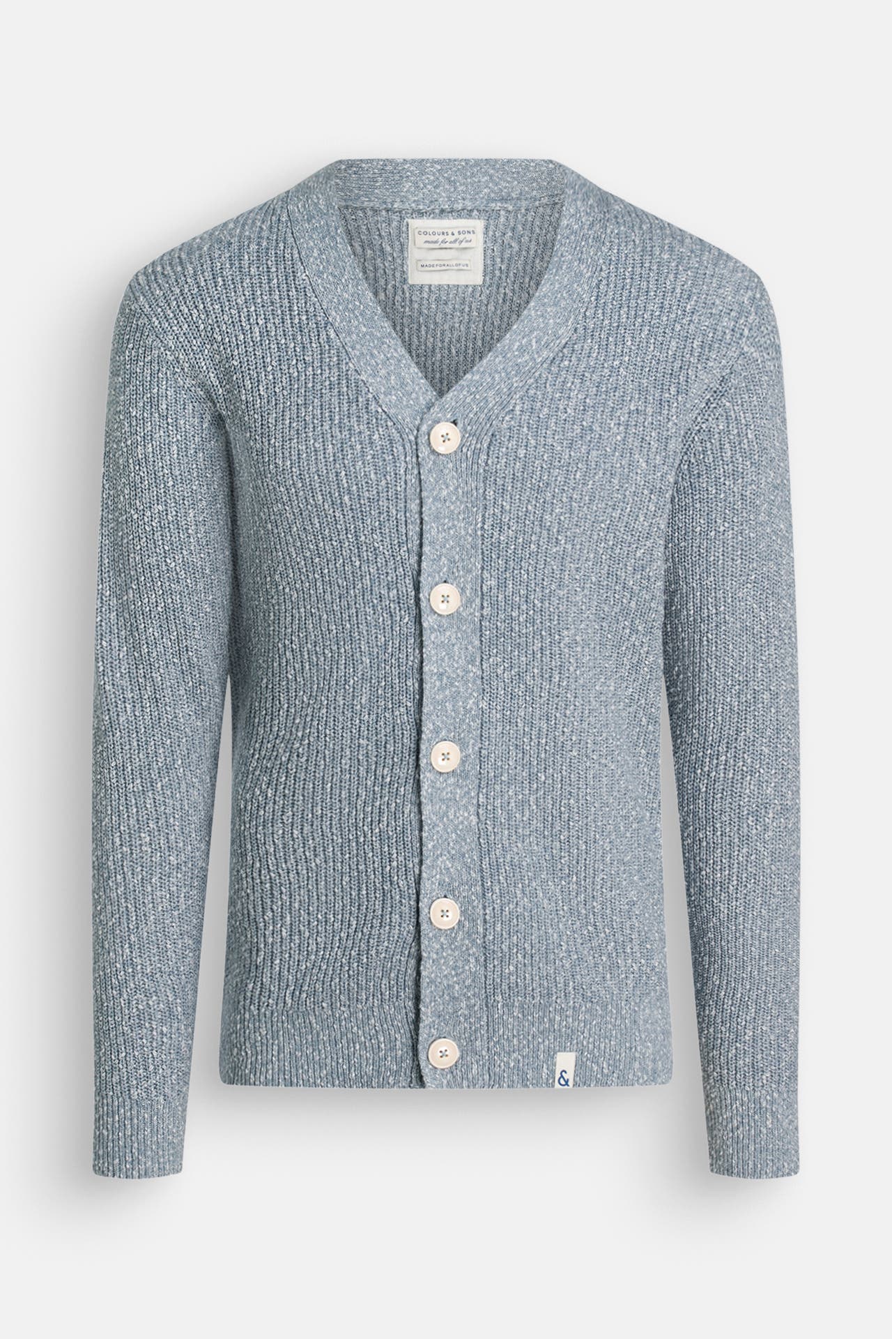 COLOURS & SONS Strickjacke graublau, Bild 1