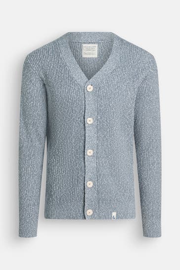 COLOURS & SONS Strickjacke graublau