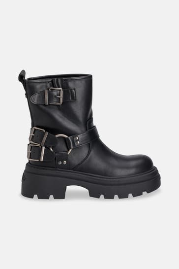 BUFFALO Biker-Boots 'Zaven' schwarz