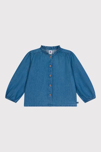 PETIT BATEAU Bluse blau