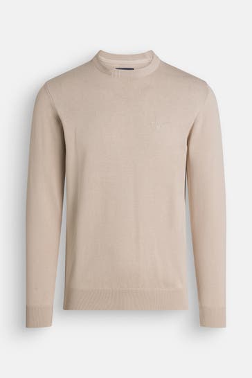 BARBOUR Strickpullover 'Pima' beige