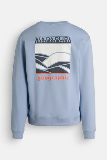 NAPAPIJRI 'Sovana' light blue sweat shirt